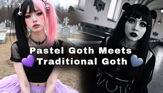 Exploring the Contrast: Pastel Goth Meets Traditional Goth