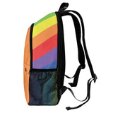 Playful Frog and Rainbow Backpack