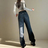 Acubi Dark Blue Wide Leg Jeans - In Control Clothing