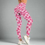 Womens Cute Strawberry Leggings - In Control Clothing